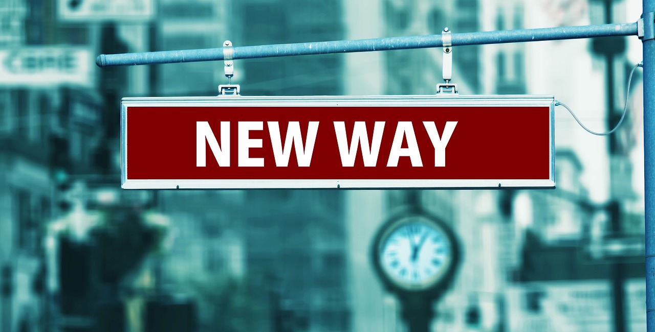 Road, sign, new —
